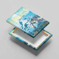 Personalized Snorkeling Hawaii Canvas Wall Art Ocean Lover Hawaiian Kakau Honu Turtle LT14 - Polynesian Pride