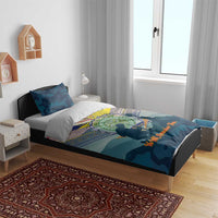 Niue ANZAC Day Bedding Set We Will Remember Them Camouflage Style LT14 - Polynesian Pride