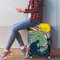 Niue ANZAC Day Luggage Cover We Will Remember Them Camouflage Style LT14 - Polynesian Pride
