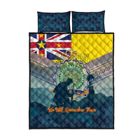Niue ANZAC Day Quilt Bed Set We Will Remember Them Camouflage Style LT14 - Polynesian Pride