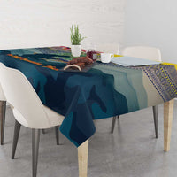 Niue ANZAC Day Tablecloth We Will Remember Them Camouflage Style LT14 - Polynesian Pride