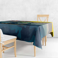 Niue ANZAC Day Tablecloth We Will Remember Them Camouflage Style LT14 - Polynesian Pride