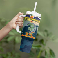 Niue ANZAC Day Tumbler With Handle We Will Remember Them Camouflage Style LT14 - Polynesian Pride