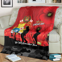 Tonga ANZAC Day Blanket Ngatu Pattern We Will Remember Them LT14 - Polynesian Pride