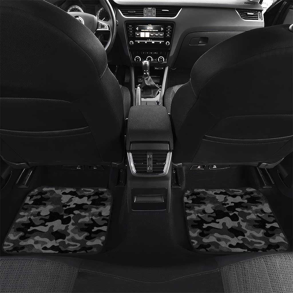 Tonga ANZAC Day Car Mats Ngatu Pattern We Will Remember Them LT14 Set 2pcs - Back Red - Polynesian Pride