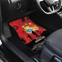 Tonga ANZAC Day Car Mats Ngatu Pattern We Will Remember Them LT14 - Polynesian Pride