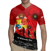 Tonga ANZAC Day Rugby Jersey Ngatu Pattern We Will Remember Them LT14 - Polynesian Pride