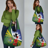 Cook Islands ANZAC Day Grocery Bag Last Post Lest We Forget LT14 - Polynesian Pride