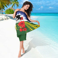 Cook Islands ANZAC Day Sarong Last Post Lest We Forget LT14 - Polynesian Pride