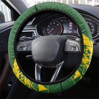 Cook Islands ANZAC Day Steering Wheel Cover Last Post Lest We Forget LT14 - Polynesian Pride