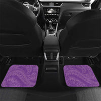 Purple Polynesia Hammerhead Shark Tattoo With Plumeria Lei Car Mats LT14 Set 2pcs - Back Purple - Polynesian Pride