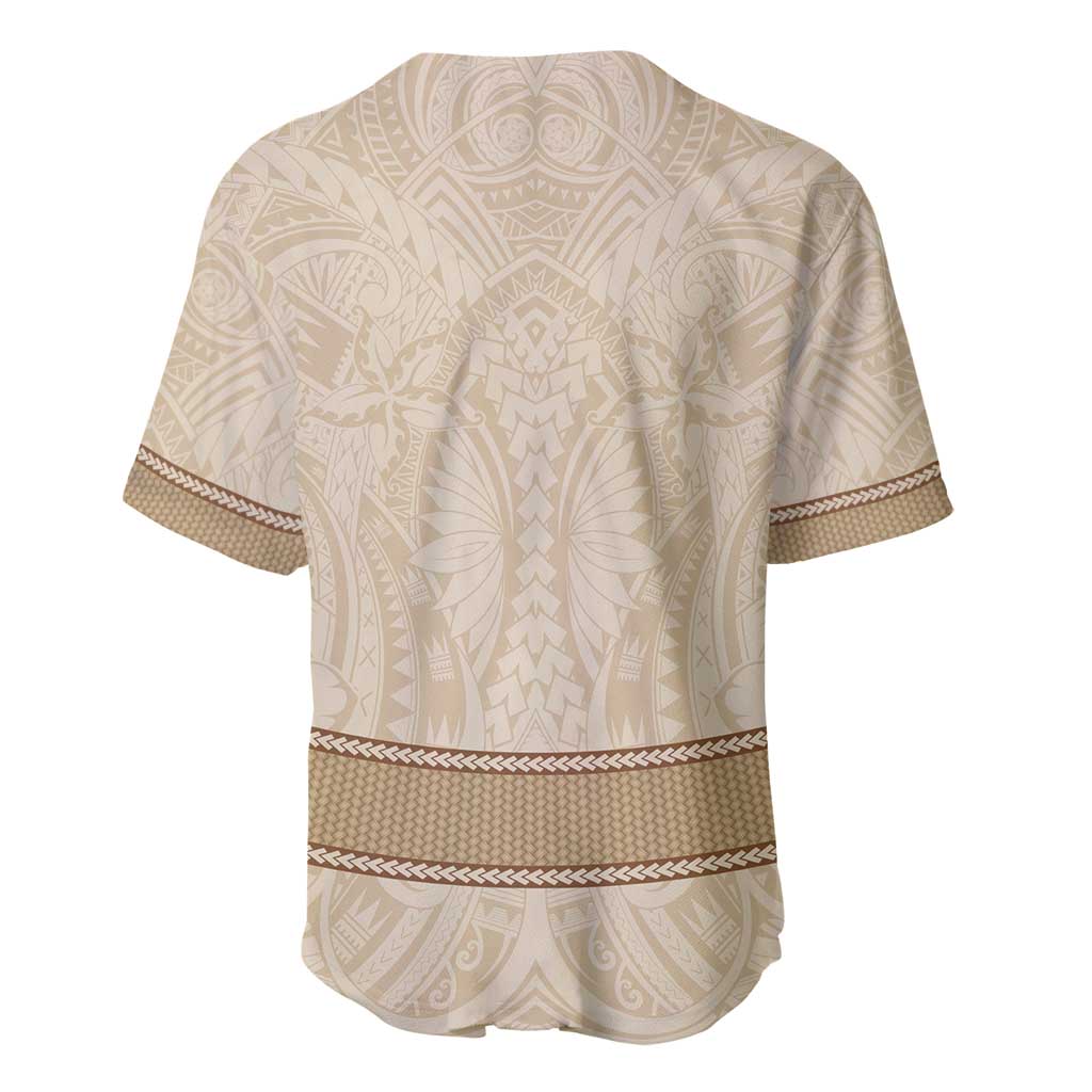 Mauri Ribaberiki Kiribati Baseball Jersey Cowrie Shells Lei Palm Leaf Weaving LT14 - Polynesian Pride