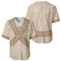 Mauri Ribaberiki Kiribati Baseball Jersey Cowrie Shells Lei Palm Leaf Weaving LT14 - Polynesian Pride