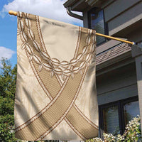 Mauri Ribaberiki Kiribati Garden Flag Cowrie Shells Lei Palm Leaf Weaving LT14 - Polynesian Pride
