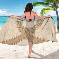 Mauri Ribaberiki Kiribati Sarong Cowrie Shells Lei Palm Leaf Weaving LT14 - Polynesian Pride