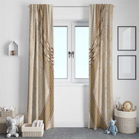 Mauri Ribaberiki Kiribati Window Curtain Cowrie Shells Lei Palm Leaf Weaving LT14 - Polynesian Pride