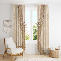 Mauri Ribaberiki Kiribati Window Curtain Cowrie Shells Lei Palm Leaf Weaving LT14 - Polynesian Pride