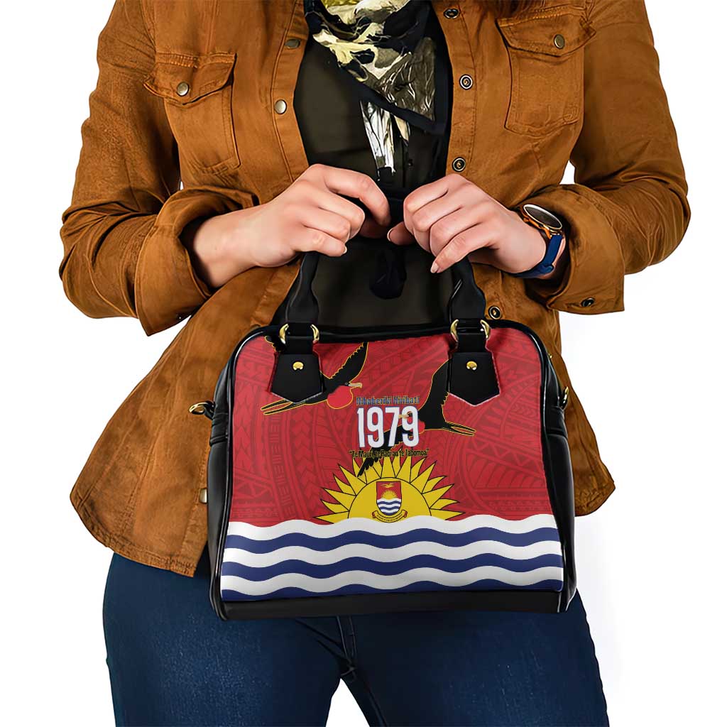 Mauri Kiribati Independence Day Shoulder Handbag 1979 Proud National Frigatebird LT14 - Polynesian Pride