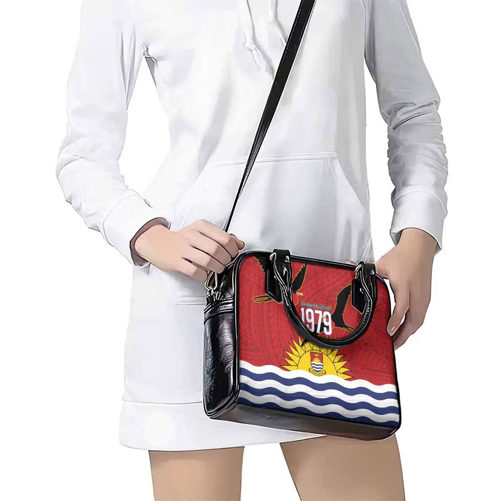 Mauri Kiribati Independence Day Shoulder Handbag 1979 Proud National Frigatebird LT14 - Polynesian Pride
