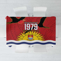 Mauri Kiribati Independence Day Tablecloth 1979 Proud National Frigatebird LT14 Red - Polynesian Pride