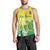 Cook Islands Independence Day Men Tank Top Kuki Airani Tiare Maori Polynesian Pattern - Green