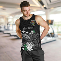 Cook Islands Independence Day Men Tank Top Kuki Airani Tiare Maori Polynesian Pattern - Black LT14 Black - Polynesian Pride