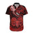 Polynesian Pride Aries Zodiac Hawaiian Shirt Astrological Sign Tribal Plumeria Red Galaxy LT14 Red - Polynesian Pride