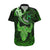 Polynesian Pride Taurus Zodiac Hawaiian Shirt Astrological Sign Tribal Plumeria Green Galaxy LT14 Green - Polynesian Pride