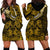 Polynesian Pride Gemini Zodiac Hoodie Dress Astrological Sign Tribal Plumeria Gold Galaxy LT14 - Polynesian Pride