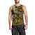 Polynesian Pride Gemini Zodiac Men Tank Top Astrological Sign Tribal Plumeria Gold Galaxy LT14 - Polynesian Pride