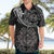 Polynesian Pride Cancer Zodiac Hawaiian Shirt Astrological Sign Tribal Plumeria Grey Galaxy LT14 - Polynesian Pride