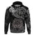 Polynesian Pride Cancer Zodiac Hoodie Astrological Sign Tribal Plumeria Grey Galaxy LT14 Grey - Polynesian Pride