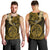 Polynesian Pride Leo Zodiac Men Tank Top Astrological Sign Tribal Plumeria Gold Galaxy LT14 - Polynesian Pride