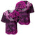 Polynesian Pride Libra Zodiac Baseball Jersey Astrological Sign Tribal Plumeria Pink Galaxy LT14 - Polynesian Pride