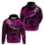 Polynesian Pride Libra Zodiac Hoodie Astrological Sign Tribal Plumeria Pink Galaxy LT14 - Polynesian Pride