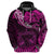 Polynesian Pride Libra Zodiac Hoodie Astrological Sign Tribal Plumeria Pink Galaxy LT14 - Polynesian Pride