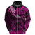 Polynesian Pride Libra Zodiac Hoodie Astrological Sign Tribal Plumeria Pink Galaxy LT14 - Polynesian Pride