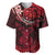 Polynesian Pride Capricorn Zodiac Baseball Jersey Astrological Sign Tribal Plumeria Red Galaxy LT14 Red - Polynesian Pride