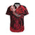 Polynesian Pride Capricorn Zodiac Hawaiian Shirt Astrological Sign Tribal Plumeria Red Galaxy LT14 Red - Polynesian Pride