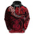 Polynesian Pride Capricorn Zodiac Hoodie Astrological Sign Tribal Plumeria Red Galaxy LT14 - Polynesian Pride