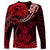 Polynesian Pride Capricorn Zodiac Long Sleeve Shirt Astrological Sign Tribal Plumeria Red Galaxy LT14 - Polynesian Pride