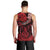 Polynesian Pride Capricorn Zodiac Men Tank Top Astrological Sign Tribal Plumeria Red Galaxy LT14 - Polynesian Pride