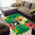 Custom Vanuatu Cricket Area Rug 2024 Tropical Flowers Version