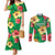 Custom Vanuatu Cricket Couples Matching Mermaid Dress and Long Sleeve Button Shirt 2024 Tropical Flowers Version