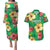 Custom Vanuatu Cricket Couples Matching Puletasi and Hawaiian Shirt 2024 Tropical Flowers Version