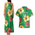 Custom Vanuatu Cricket Couples Matching Tank Maxi Dress and Hawaiian Shirt 2024 Tropical Flowers Version