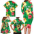 Custom Vanuatu Cricket Family Matching Long Sleeve Bodycon Dress and Hawaiian Shirt 2024 Tropical Flowers Version