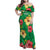 Custom Vanuatu Cricket Family Matching Off Shoulder Maxi Dress and Hawaiian Shirt 2024 Tropical Flowers Version