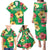 Custom Vanuatu Cricket Family Matching Puletasi and Hawaiian Shirt 2024 Tropical Flowers Version