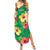 Custom Vanuatu Cricket Family Matching Summer Maxi Dress and Hawaiian Shirt 2024 Tropical Flowers Version